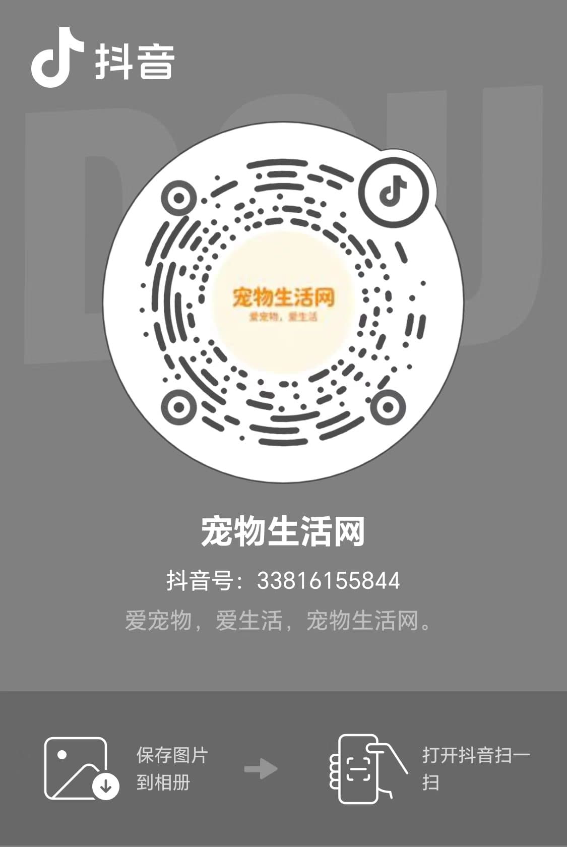 宠物生活网抖音二维码