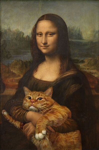 [当喵星人进入世界名画]俄艺术家将宠物猫P进世界名画